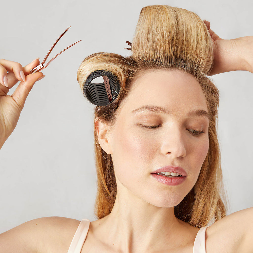 Hair Rollers + Styling Hair Clips Bundle