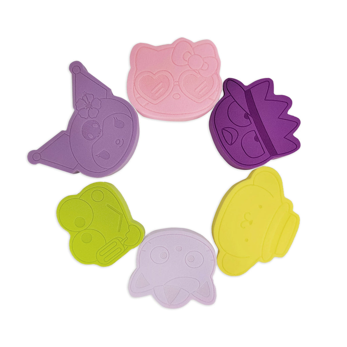 Hello Kitty® & Friends “Vacay” 6-PC Sponge + Tray Set