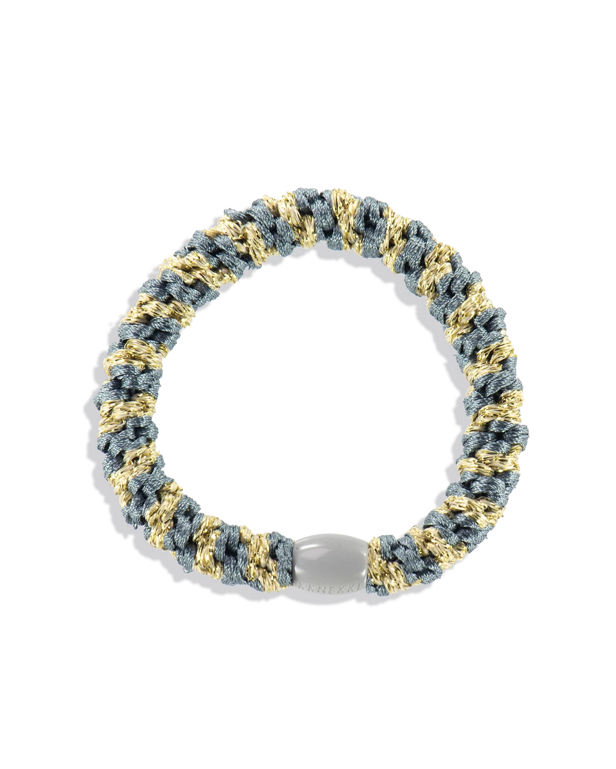 BLUEGREY-BEIGE GLITTER STRIPE