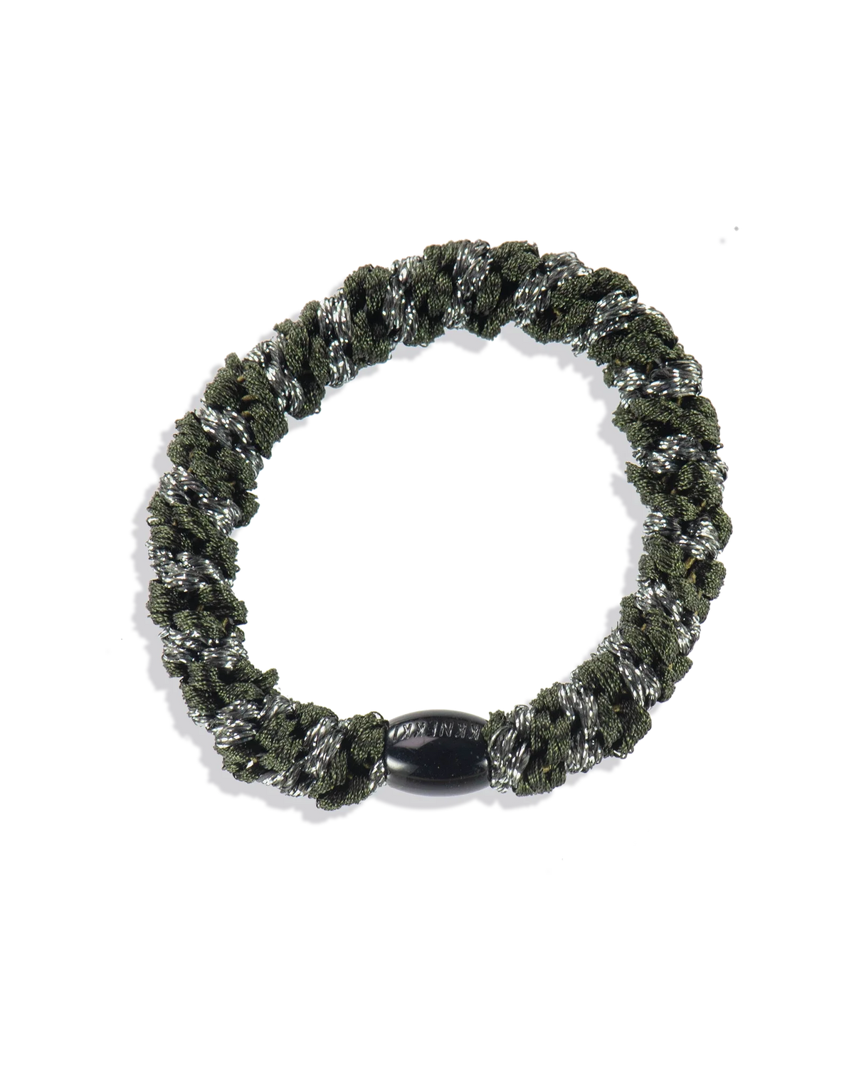 BOTTLE GREEN-DARK GREY GLITTER