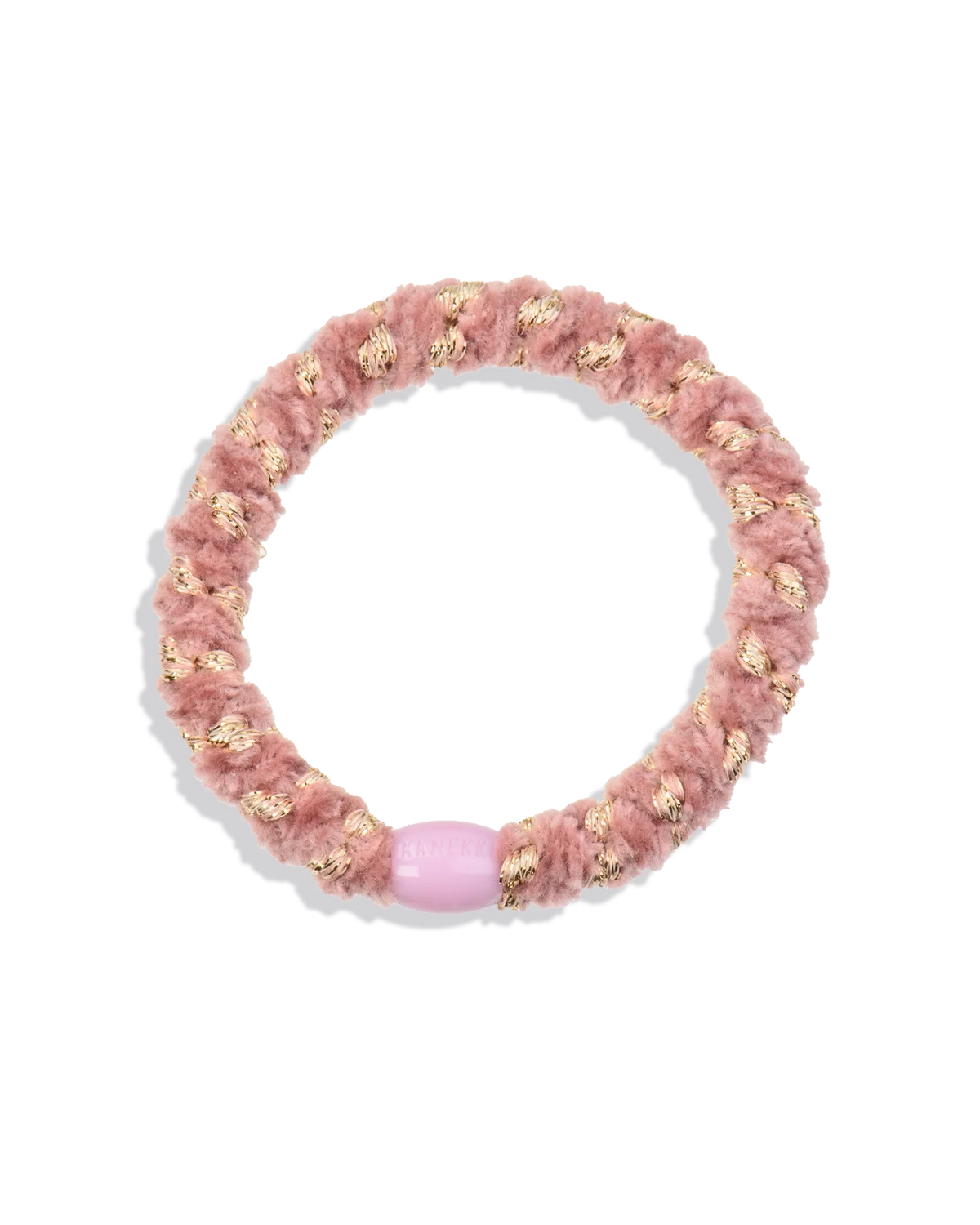 VELVET STRIPE DUSTY ROSE