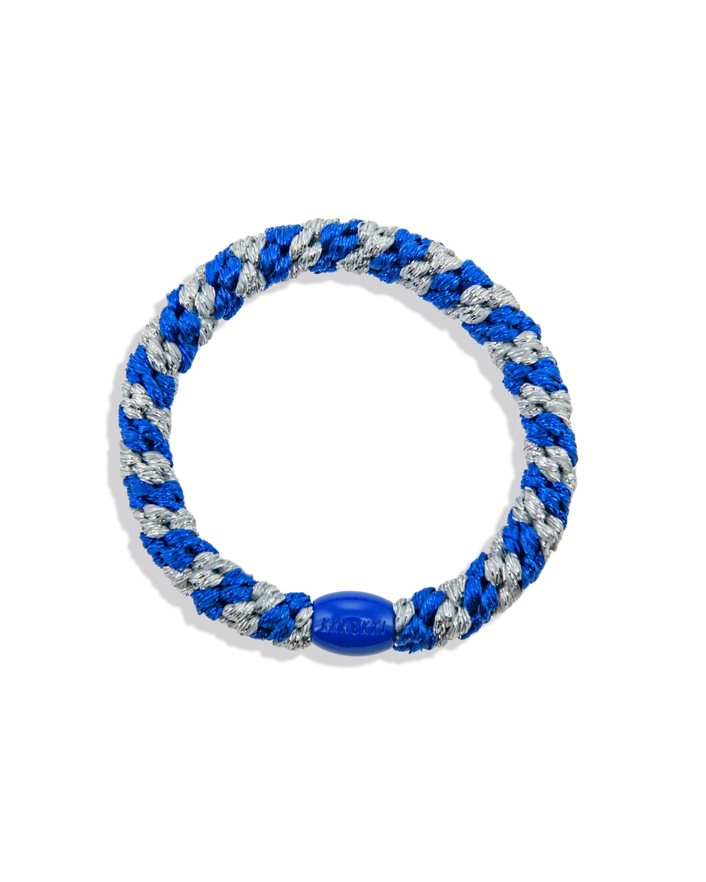 ELECTRIC BLUE GLITTER SILVER GLITTER STRIPE