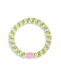 BALLET PINK LIME GLITTER STRIPE