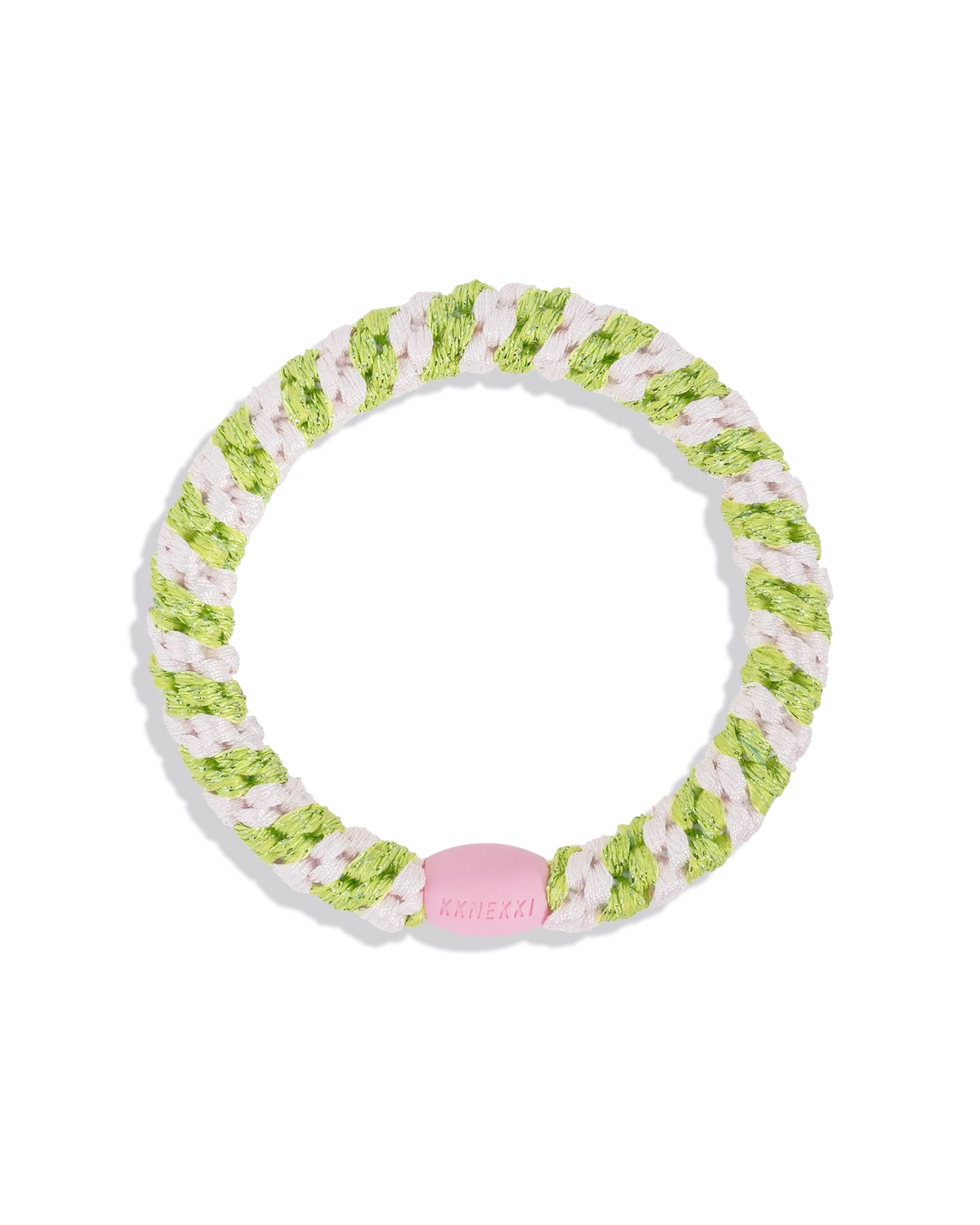 BALLET PINK LIME GLITTER STRIPE