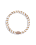SLIM WHITE-BEIGE GLITTER STRIPE