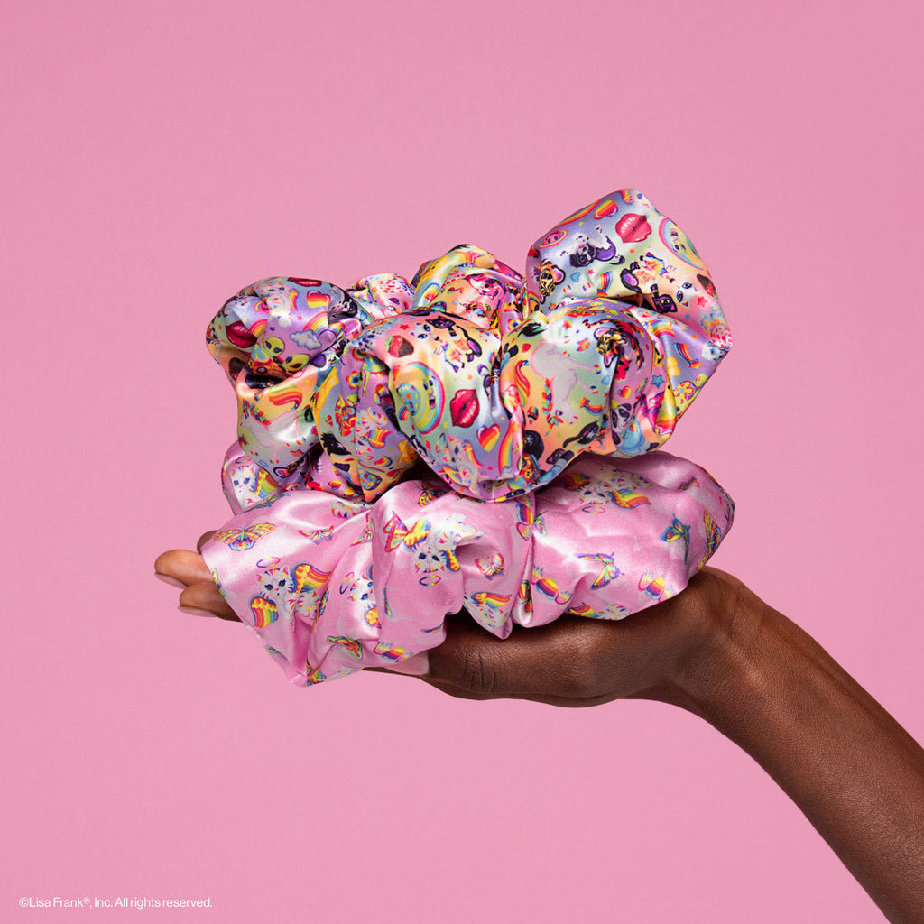 Lisa Frank x Kitsch Satin Pillow Scrunchies® in The Fantastic World of Lisa Frank
