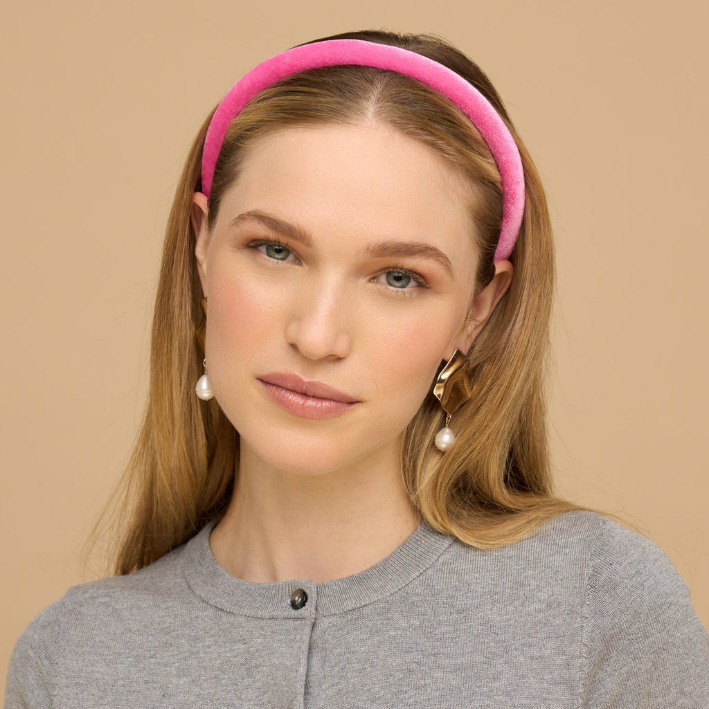 Red, Pink & Green Velvet Headbands