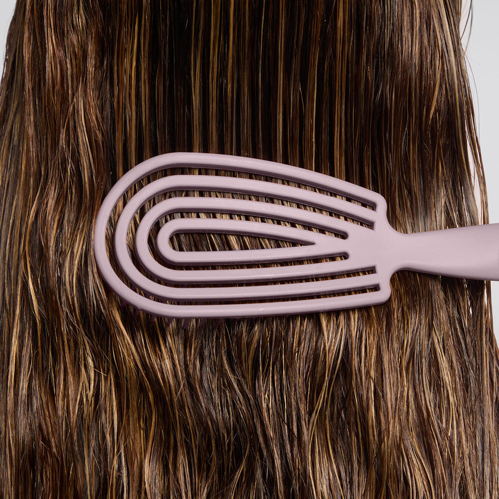 Soft Violet Detangling Flexi Brush
