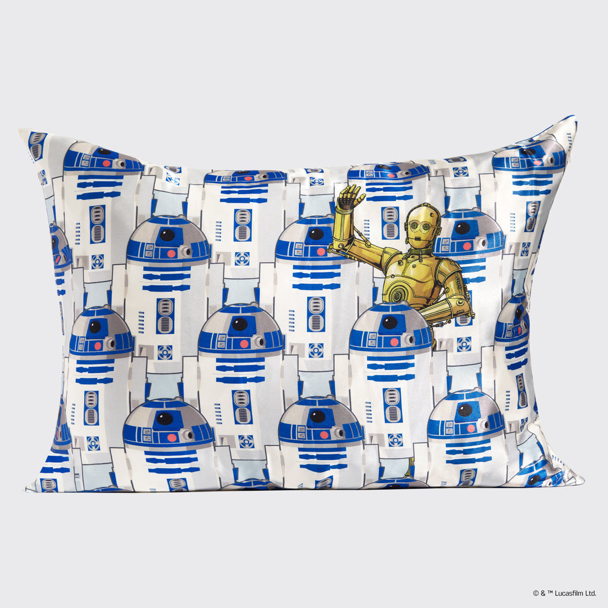 Star Wars™ & Kitsch Satin Pillowcase in R2-D2 & C-3PO