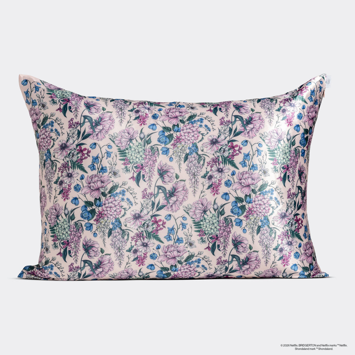 Bridgerton x Kitsch Satin Pillowcase in Wisteria 2 Pack