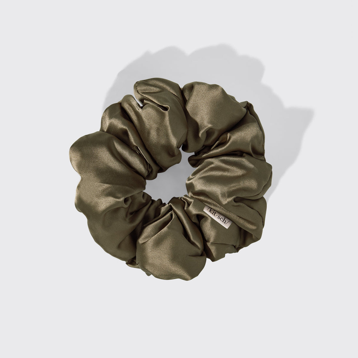 Black Satin Pillow Scrunchies