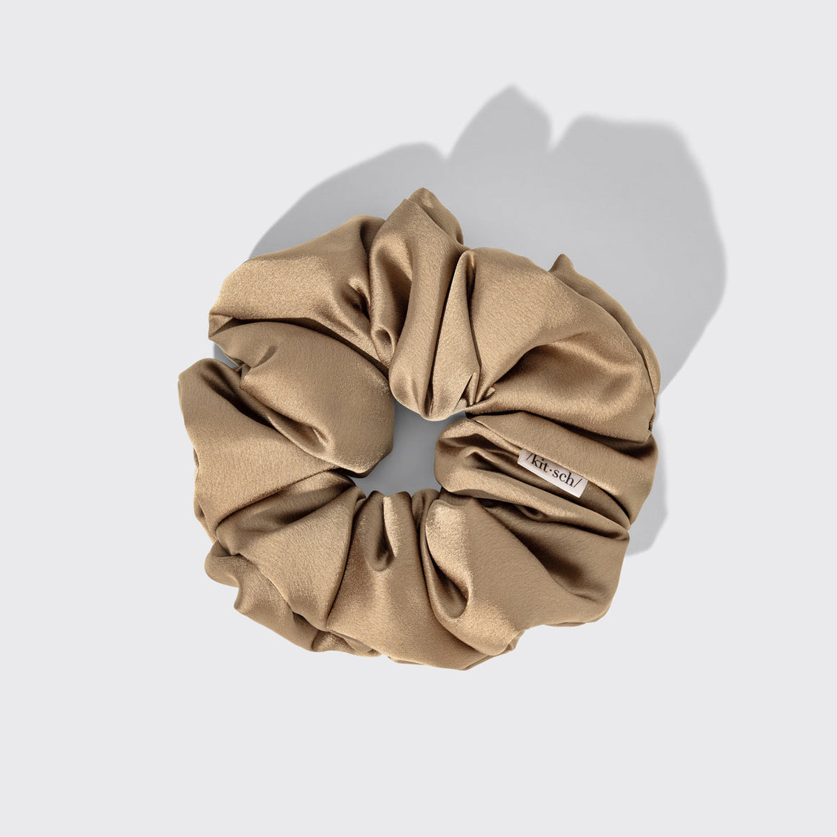 Black Satin Pillow Scrunchies