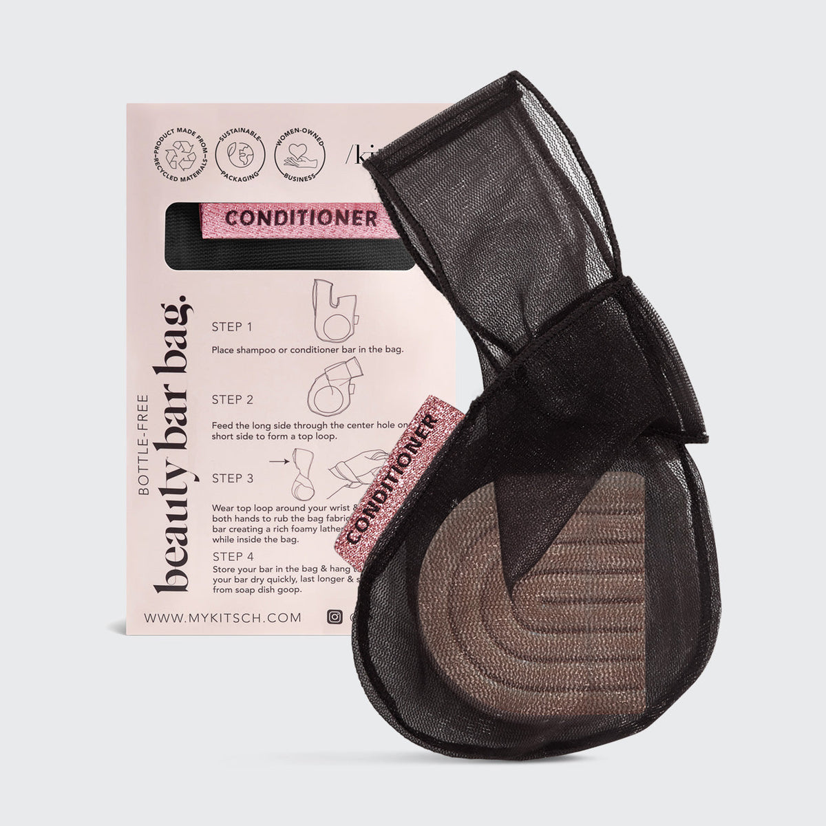 Black Conditioner Bar Bag