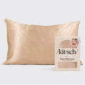 Satin Pillowcase in Champagne