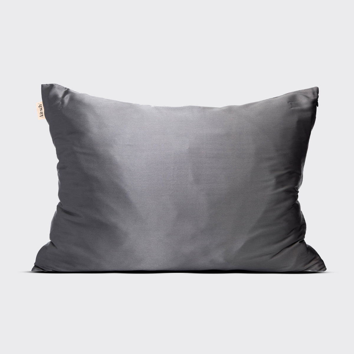 Satin Pillowcase in Charcoal