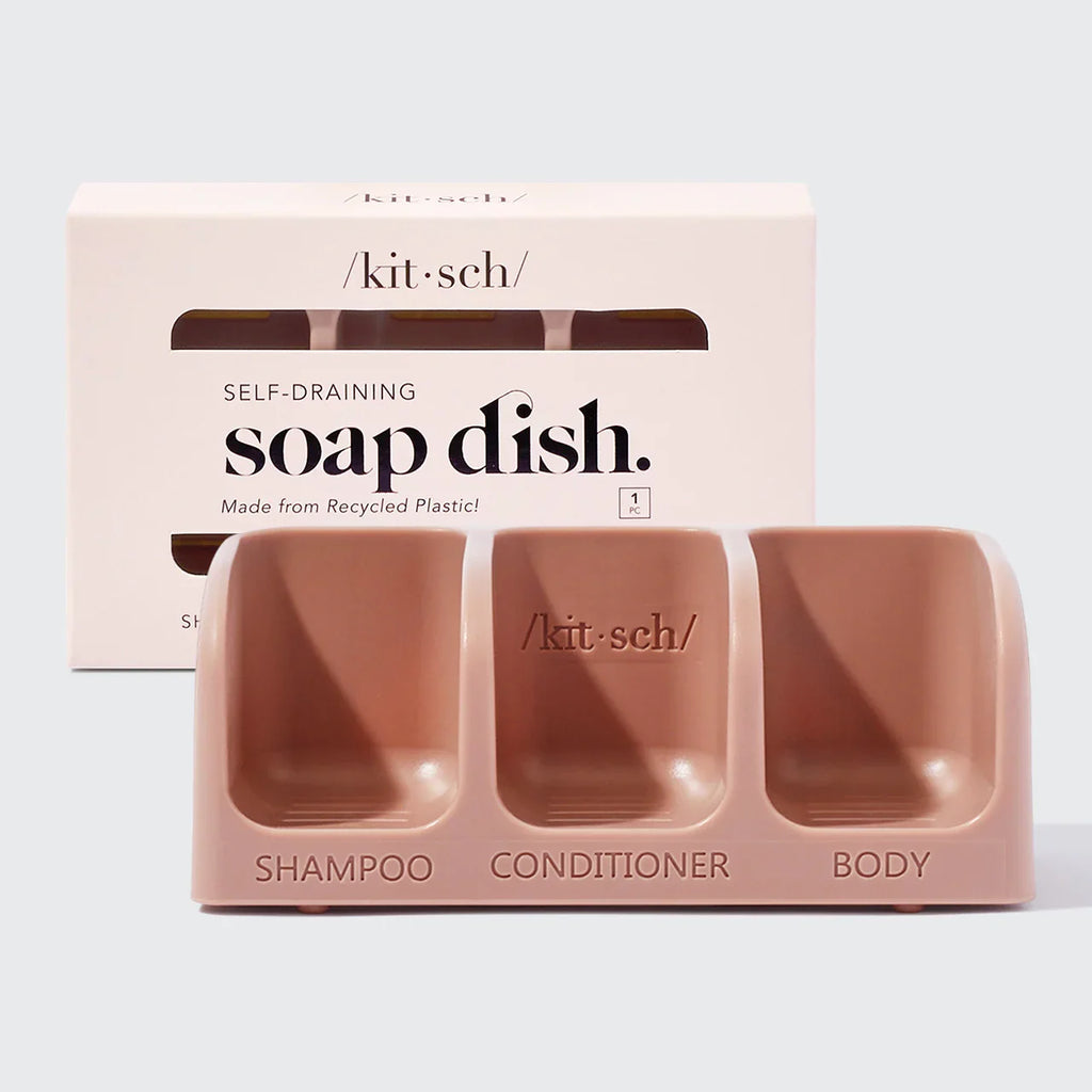 Strengthening Rice Water Terracotta Self Draining Soap Dish Bundle