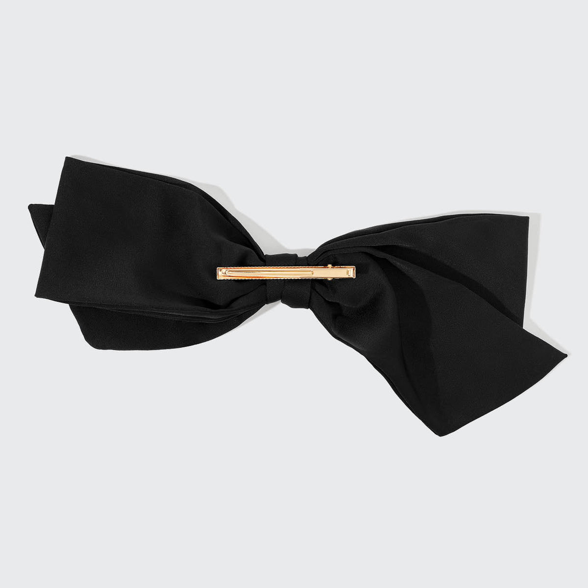 Black Bow Hair Clip