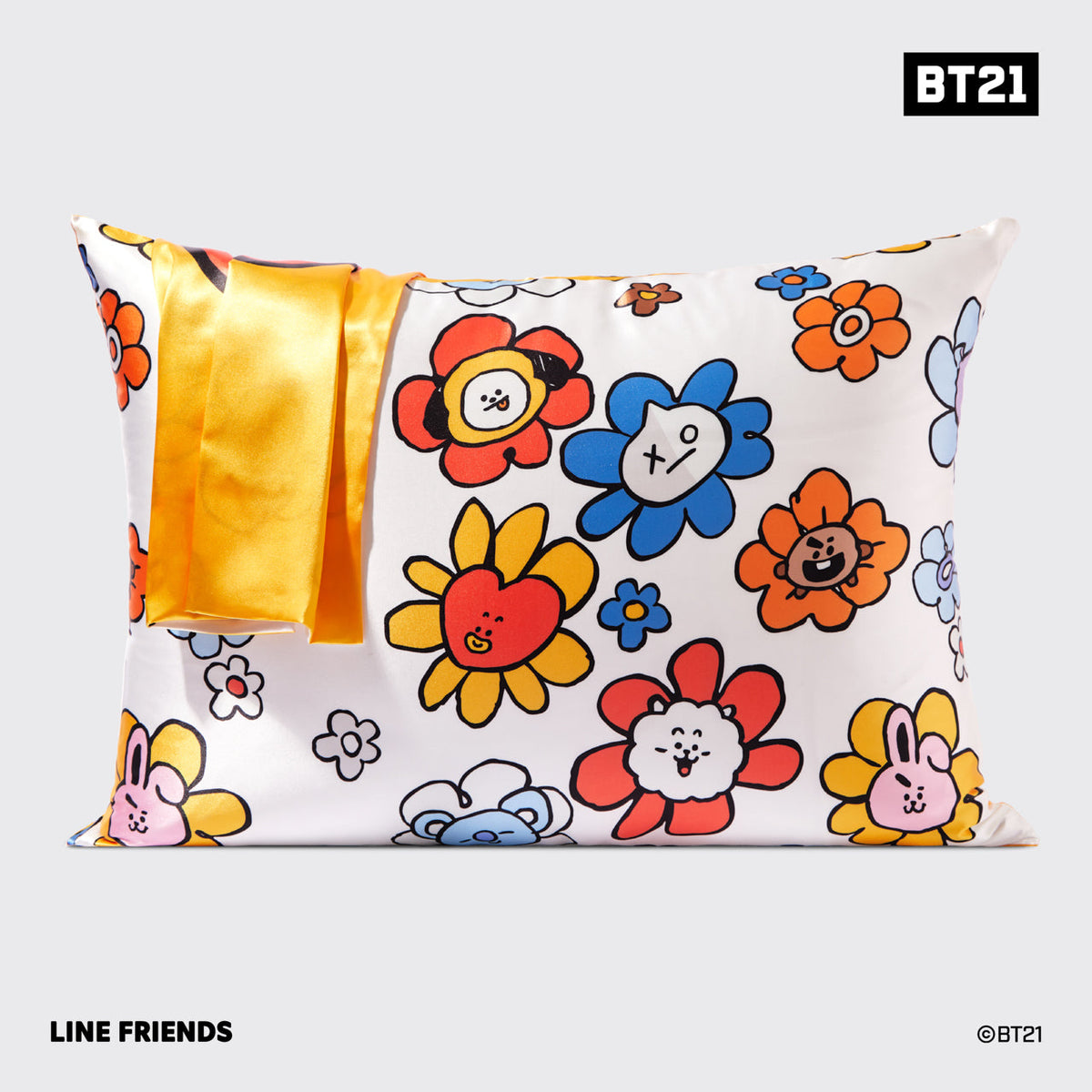 Kitsch x BT21 Satin Pillowcase in CHIMMY