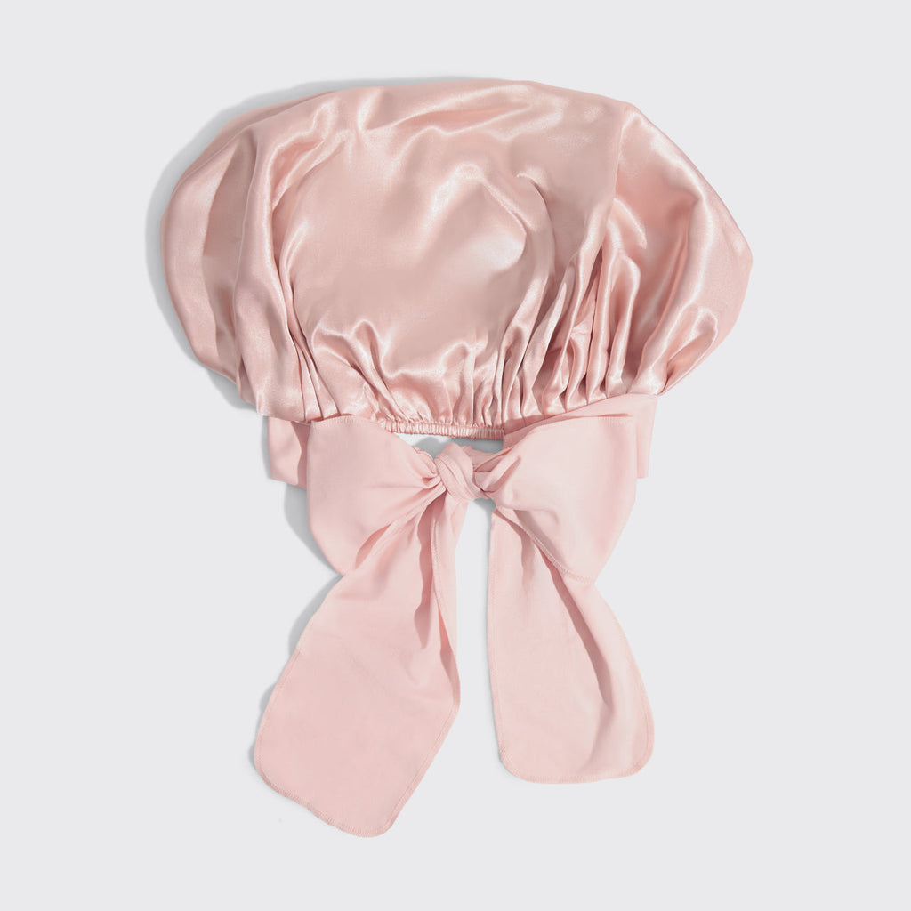 Blush Oversized Satin Bonnet