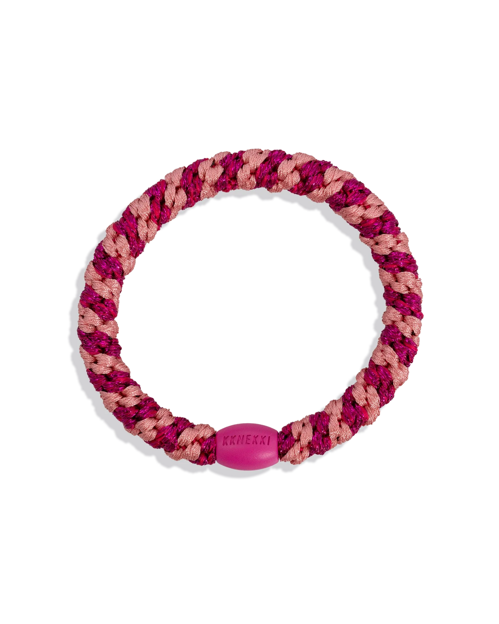 STRIPE FADED ROSE ELECTRIC PINK GLITTER