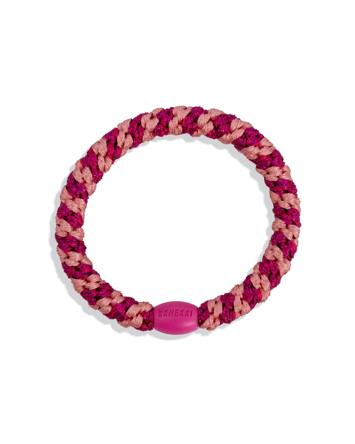 STRIPE FADED ROSE ELECTRIC PINK GLITTER