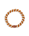 BURNED TERRACOTTA IVORY GLITTER STRIPE