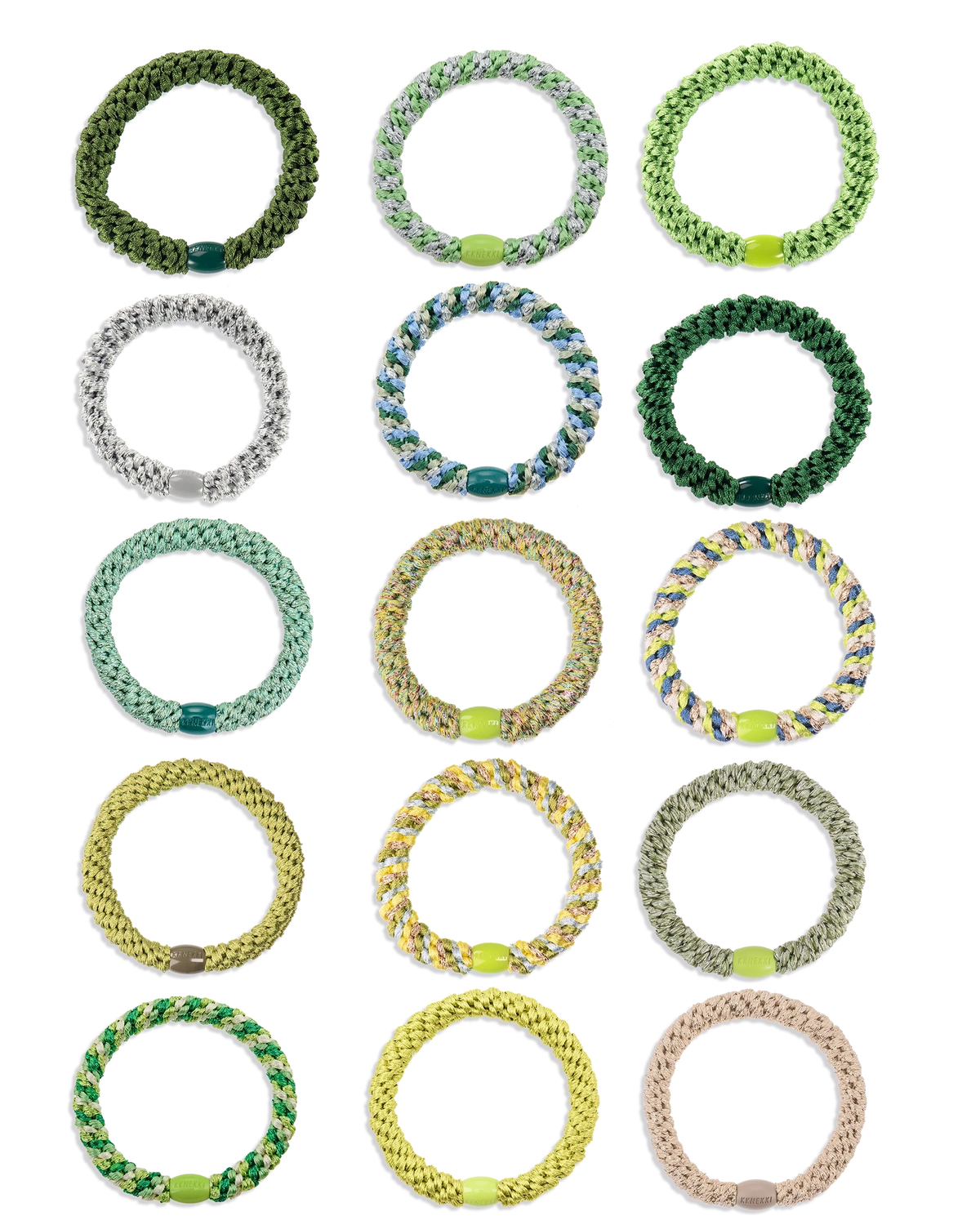 GARDEN SELECTION • 15 HAIR TIES