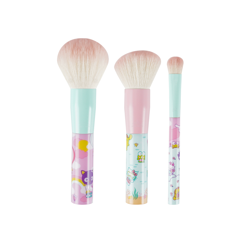 Hello Kitty® & Friends 3-PC Mini Makeup Brush Set