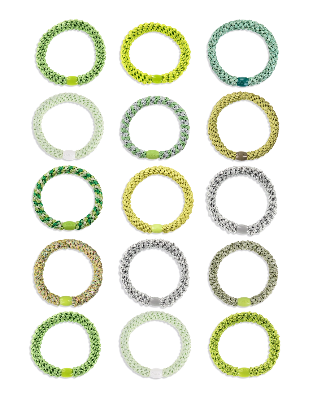 LIME SELECTION • 15 HAIR TIES