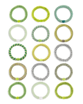 LIME SELECTION • 15 HAIR TIES