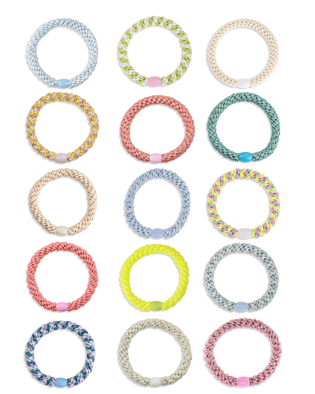 SUMMER SELECTION • 15 HAIR TIES
